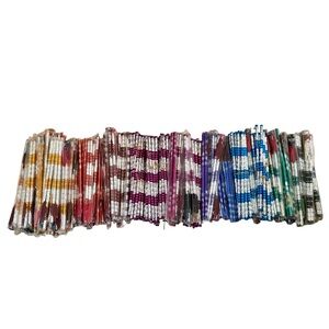 New Colorful Indian Dandiya Sticks for Navaratri Garba & Weddings 150 Pairs